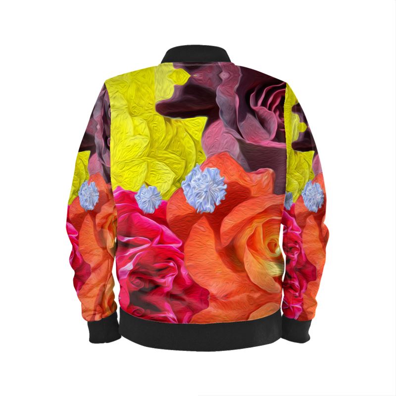 Flowers Mens Bomber Jacket
