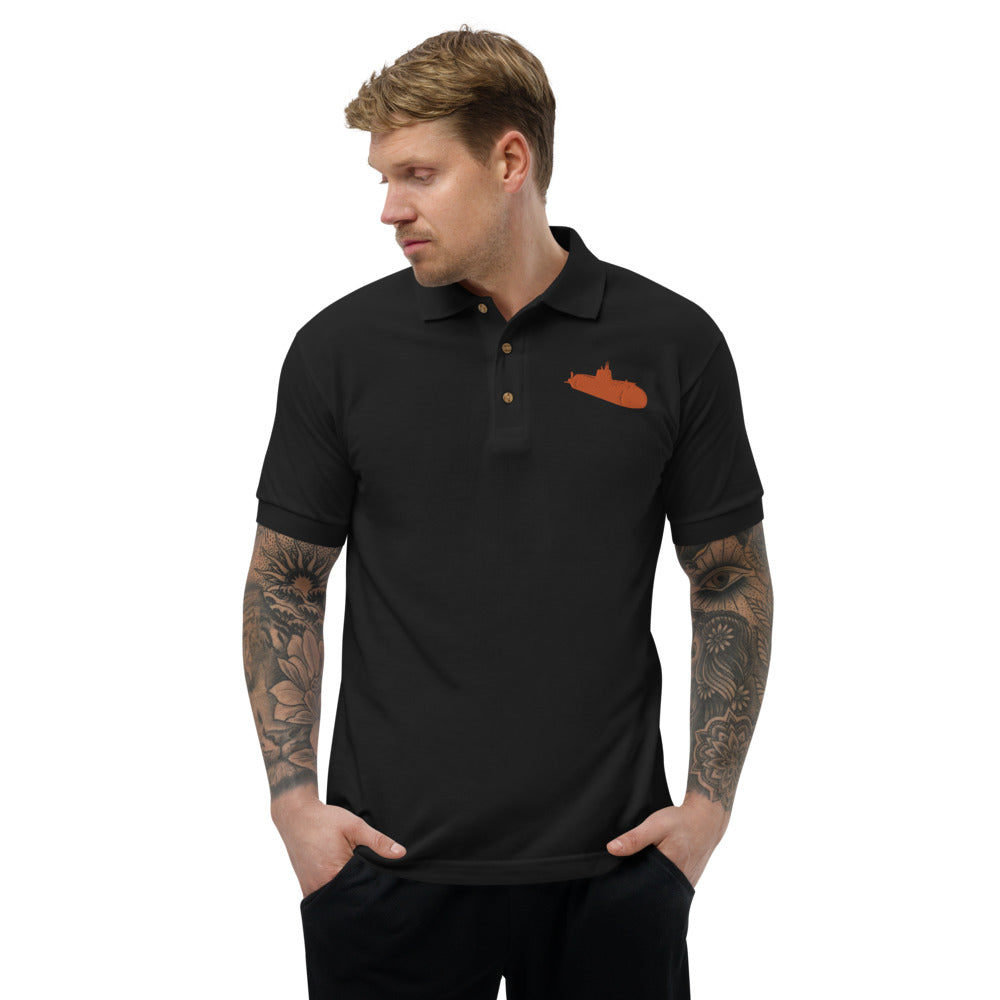 Orange Sub - Embroidered Polo Shirt
