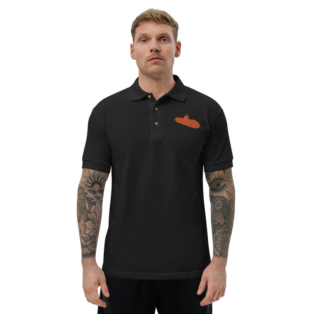 Orange Sub - Embroidered Polo Shirt