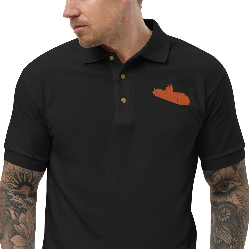 Orange Sub - Embroidered Polo Shirt