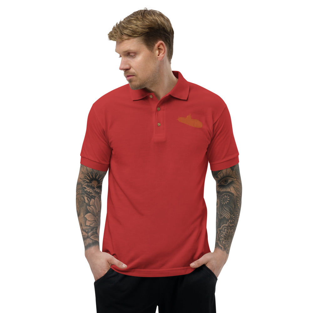 Orange Sub - Embroidered Polo Shirt