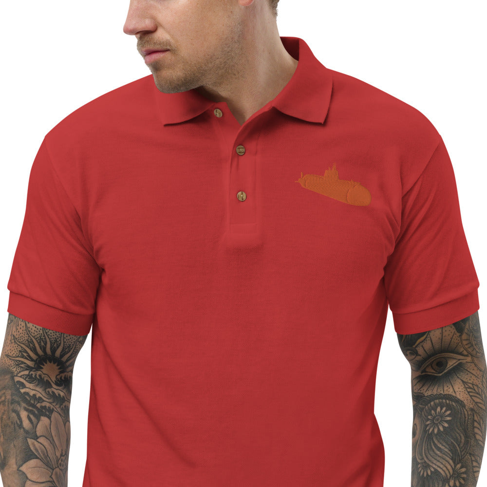Orange Sub - Embroidered Polo Shirt