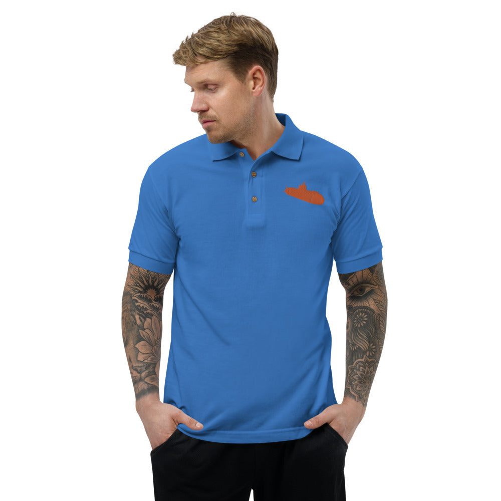 Orange Sub - Embroidered Polo Shirt
