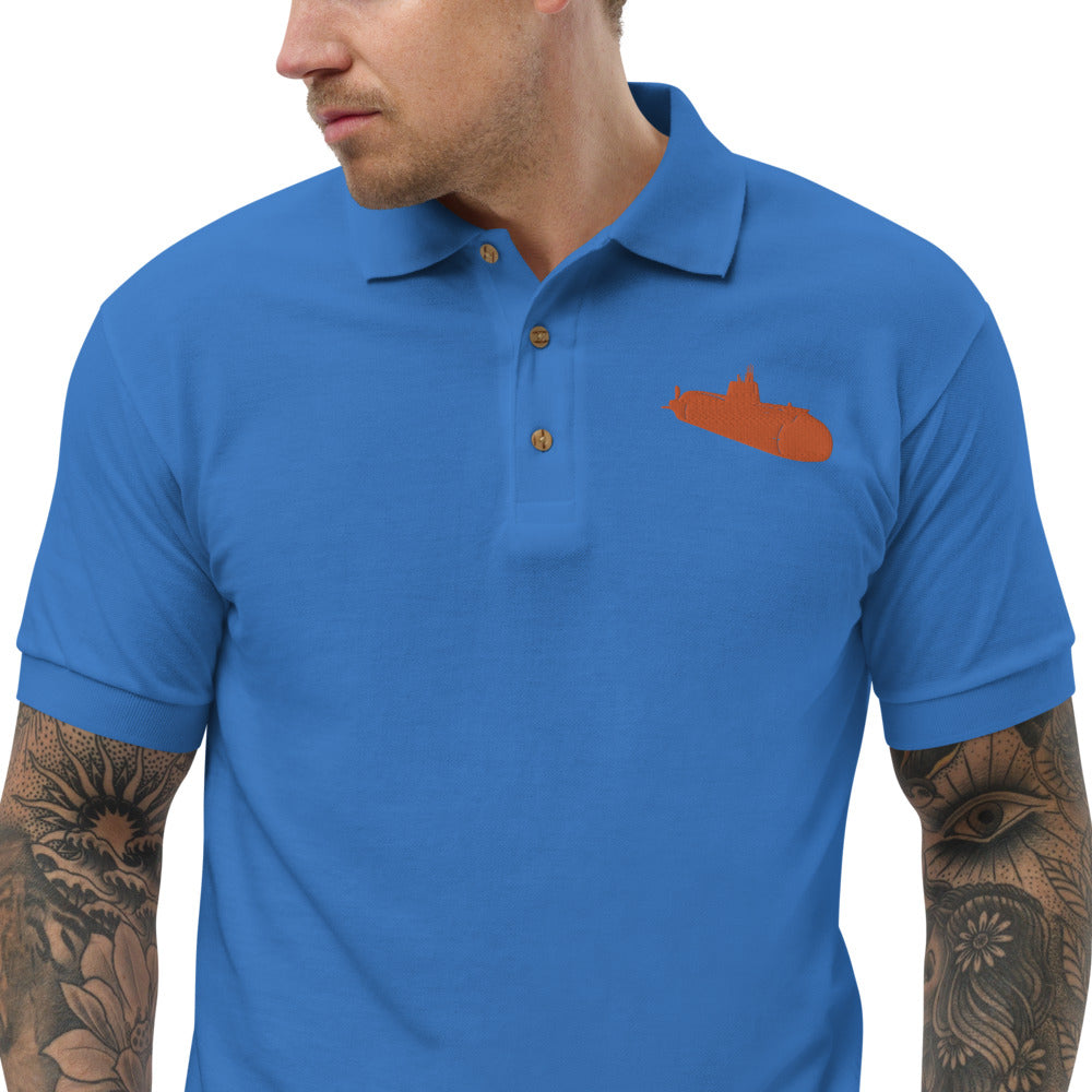 Orange Sub - Embroidered Polo Shirt
