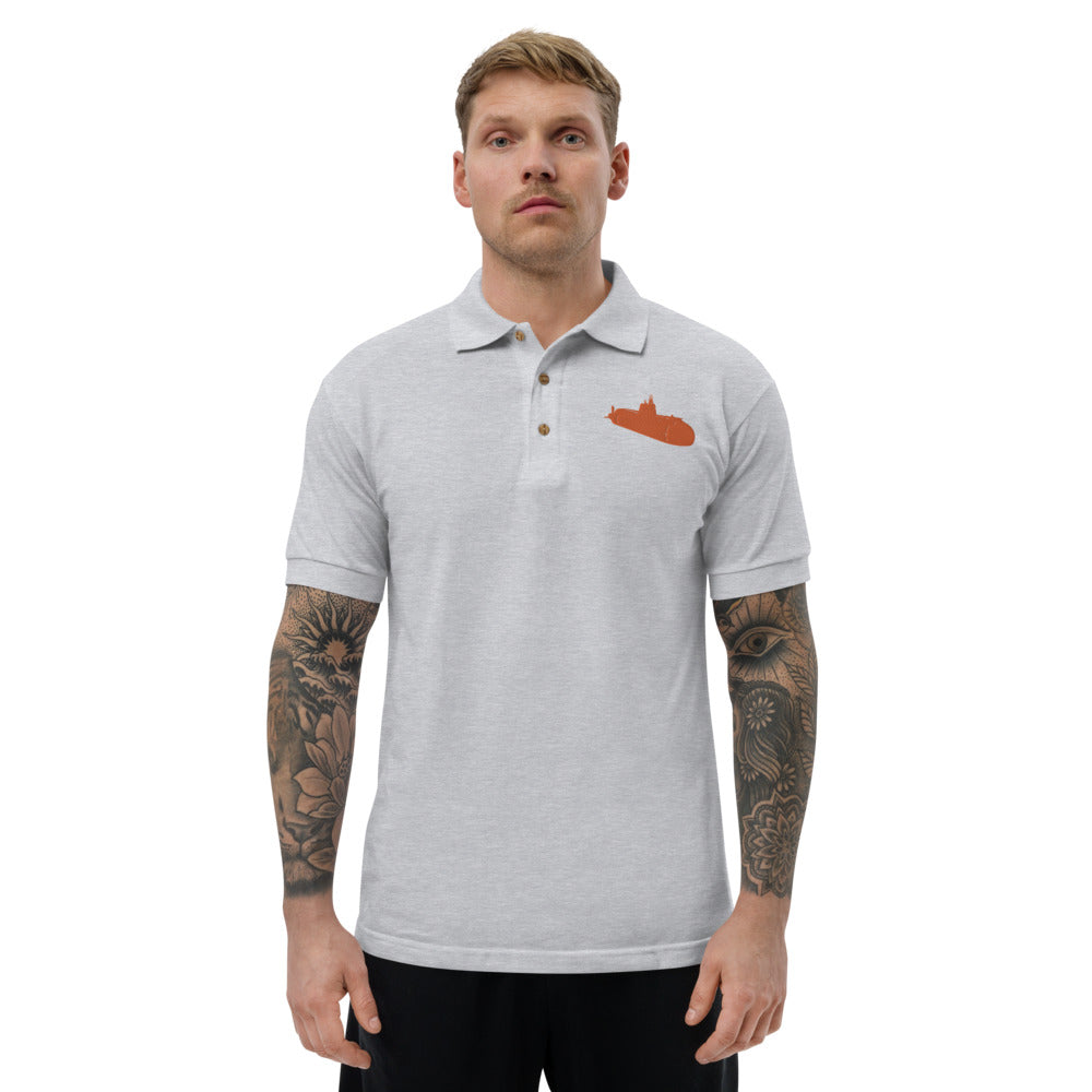Orange Sub - Embroidered Polo Shirt