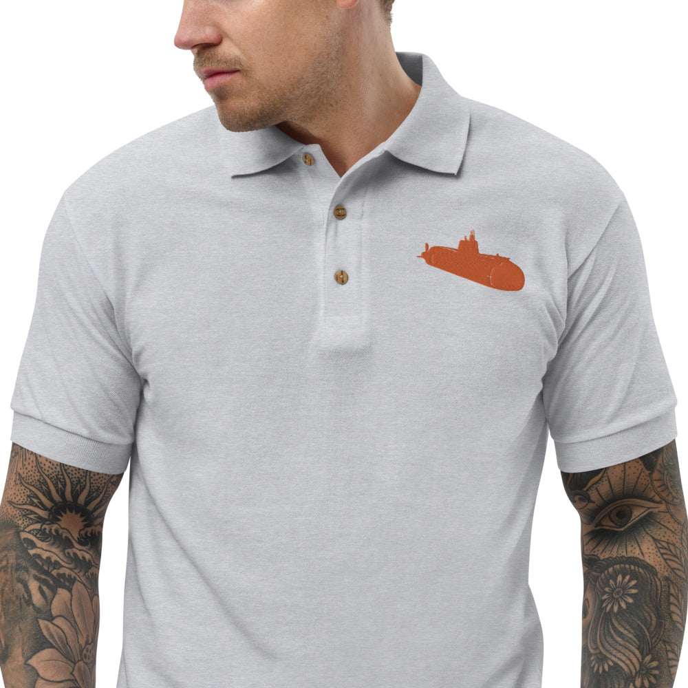 Orange Sub - Embroidered Polo Shirt