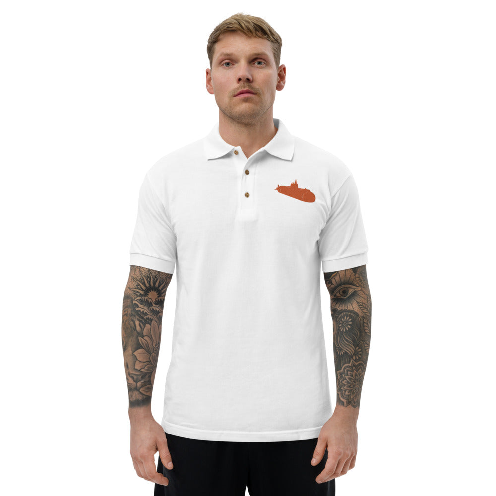 Orange Sub - Embroidered Polo Shirt