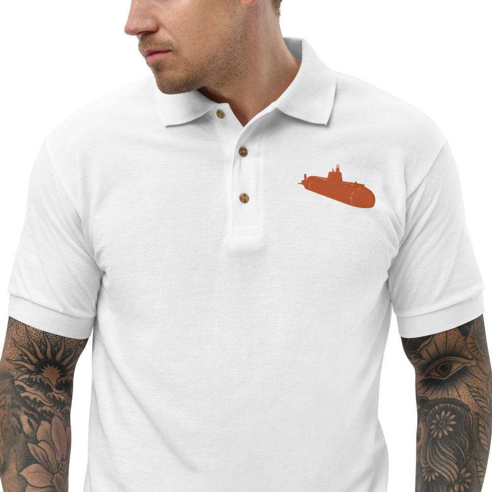 Orange Sub - Embroidered Polo Shirt