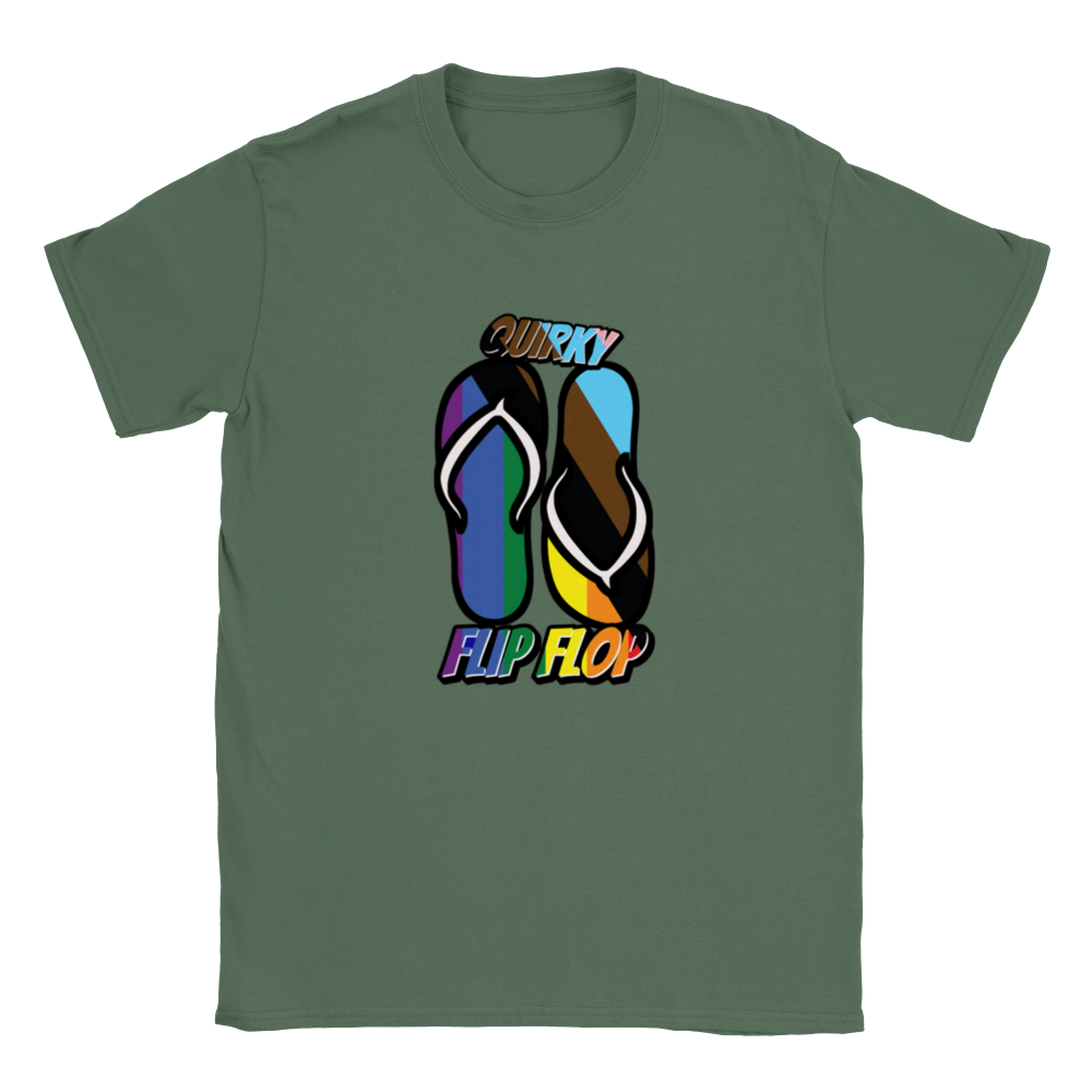 Quirky Flip Flop - Classic Unisex Crewneck T-shirt
